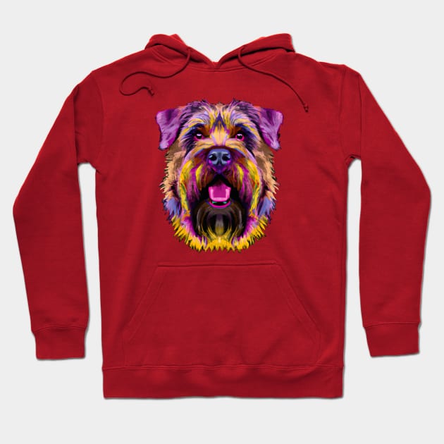 Cute Berger Picard Artwork Hoodie by Furrban